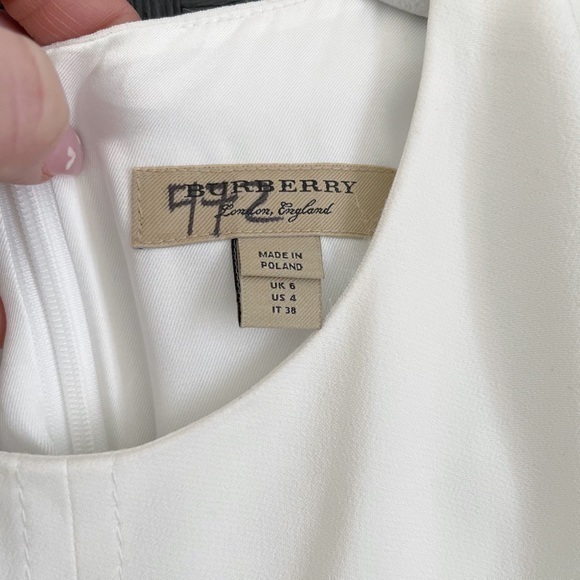 BURBERRY Collectors Runway White Stripe Midi Dress - Picture 13 of 16